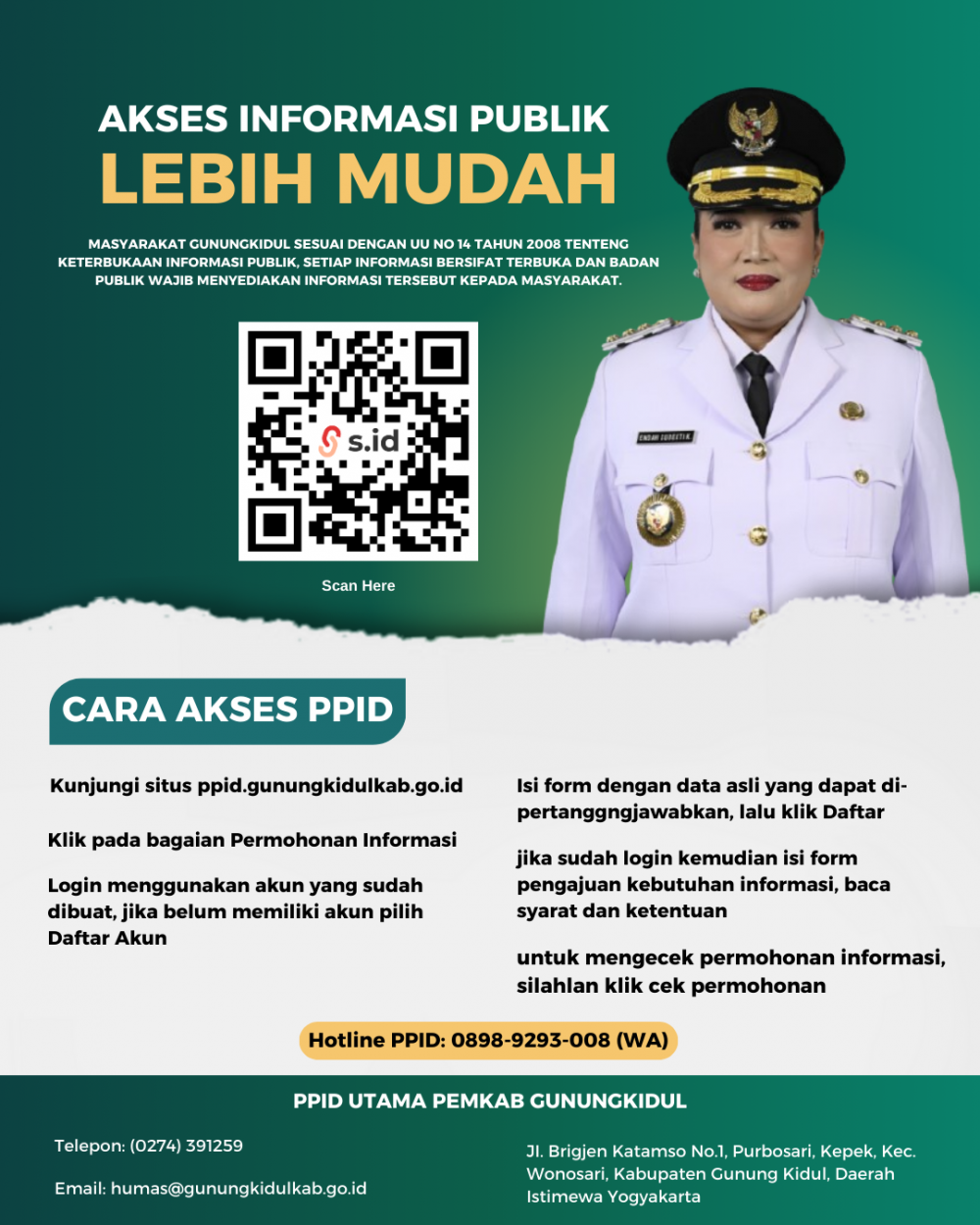 Akses Informasi Publik Kabupaten Gunungkidul